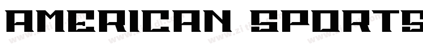 American Sports Font字体转换